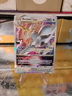 Arceus Vstar Pokemon Prize Series 2 Pack Promo Pokemon Card NM/LP Play Stamp - Image 1