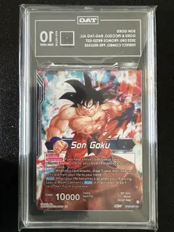 TAG 10 PRERELEASE Leader Son Goku & Piccolo BT23-037 Dragon Ball Super Card Game - Image 2