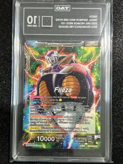 TAG 10 GEM MINT Dragon Ball Super Card Game - Frieza BT21-101 Pre Release Promo - Image 2