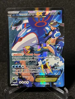 Team Aqua's Kyogre Ex 6/34 Double Crisis Holo Card - Image 1
