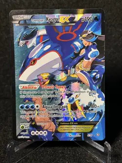 Team Aqua's Kyogre Ex 6/34 Double Crisis Holo Card - Image 2