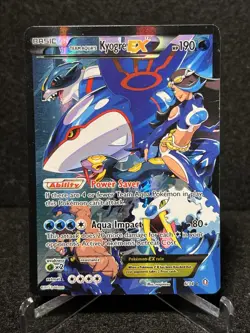 Team Aqua's Kyogre Ex 6/34 Double Crisis Holo Card - Image 3