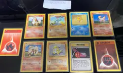 Pokemon TCG Base Set Bundle 2 WOTC 1999 9 Cards All LP Or Better - Image 2