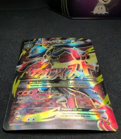 Pokemon TCG M Lucario EX 55a/111 Furious Fists Holo Full Art Ultra Rare Card - Image 3