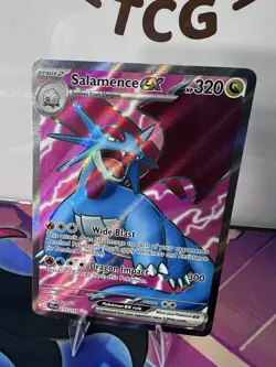 Pokemon TCG Salamence EX Journey Together Ultra Rare Card 177/159 - Image 2