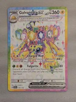 Galvantula ex Full Art #159/142, Stellar Crown Pokemon Card, NM, Ships Fast - Image 1
