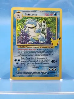 Pokemon TCG Blastoise Holo Rare Card 2/102 Celebrations Classic Collection - Image 1