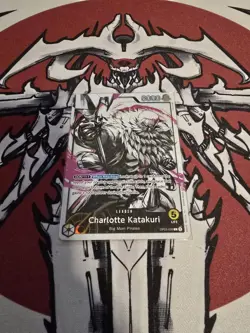 One Piece Card Game CCG Charlotte Katakuri OP03-099 Leader Alt Art Fresh English - Image 1
