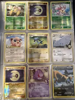 Vintage Pokemon Card Binder Collection Lot 63 Cards - Blastoise WOTC Rare! TCG - Image 2