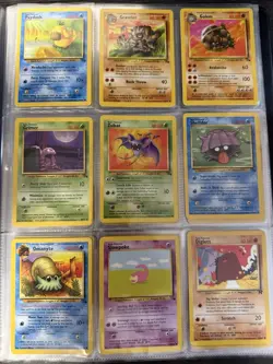 Vintage Pokemon Card Binder Collection Lot 63 Cards - Blastoise WOTC Rare! TCG - Image 4