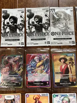 Lot Bundle One Piece Card Game Promo Cards Store Promo Pre Release Promo 4 Packs - Image 2