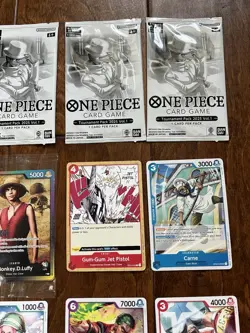 Lot Bundle One Piece Card Game Promo Cards Store Promo Pre Release Promo 4 Packs - Image 3