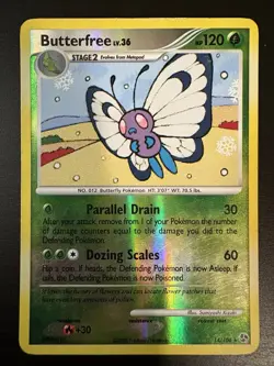 Butterfree 14/106 Great Encounters Reverse Holo Pokemon Card TCG HP - Image 1