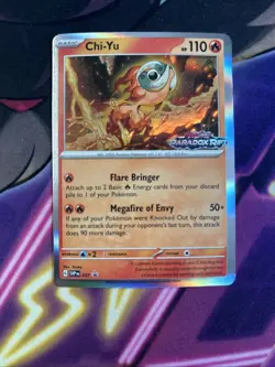Chi-Yu SVP057 Prerelease Promo Holo Stamped Paradox Rift Pokemon Card NM - Image 1