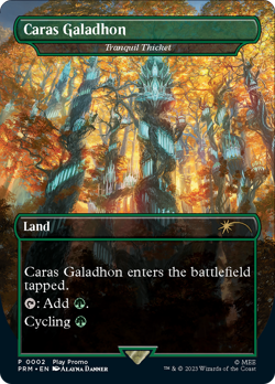 Caras Galadhon | Tranquil Thicket (Magicfest) Promo NM Land Rare CARD ABUGames - Image 1
