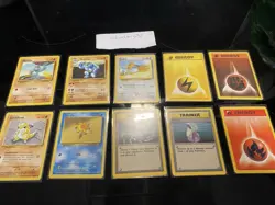 Pokemon TGC Base Set WOTC 1999 Bundle 1 10 Cards LP Or Better - Image 2