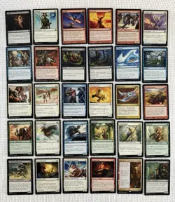 Magic The Gathering Lot Of 317 Cards Deckmaster Mixed Years Not Searched - Image 2
