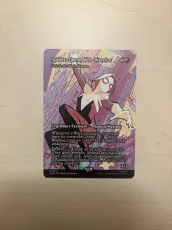 Spider-Gwen Web-Warrior Najeela the Blade-Blossom (Borderless) Non-foil NM. - Image 1