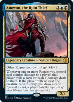 Mint/Near-Mint, English - 4 x MTG Anowon, the Ruin Thief - Foil Commander: Zendi - Image 1