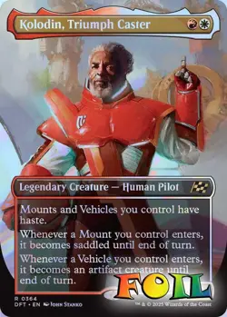 Kolodin Triumph Caster Borderless 0364 MTG Aetherdrift Rare NP Foil - Image 1
