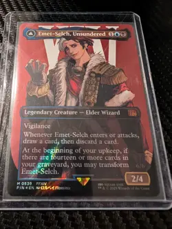 Emet-Selch, Unsundered (Borderless) (Surge Foil) Final Fantasy Foil - Image 1