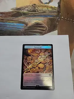 MTG - Treasure / Food Token Foil LTR #0012 - Image 2