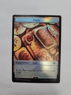 MTG - Treasure / Food Token Foil LTR #0012 - Image 3
