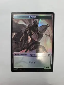 MTG - Spirit / Elephant Token Foil CMM #0031 - Image 3