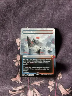MTG Scalding Tarn (Borderless) [Tarkir: Dragonstorm Special Guests] Near Mint - Image 1