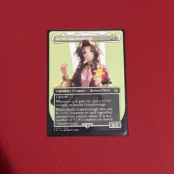 Aerith Gainsborough BORDERLESS MTG Rare Magic: The Gathering Final Fantasy - Image 1