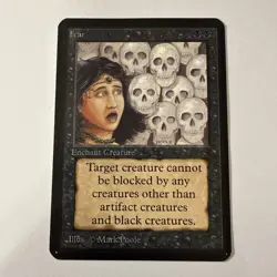 MTG : FEAR - Alpha 1st Edition - LP+ - Free Shipping - Image 1