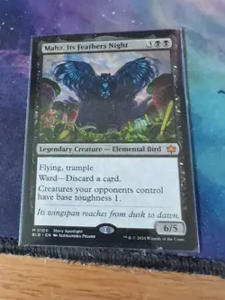Maha, Its Feathers Night Bloomburrow Regular - Image 1