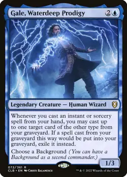 NM Gale, Waterdeep Prodigy Commander Legends: Battle for Baldur's Gate 72 - Image 1