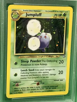 PSA 7 Near mint NM Jumpluff Holo Vintage 2000 Pokemon Neo Genesis #7/111 - Image 4