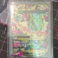 Pokemon M Rayquaza EX 105/108 Full Art Ultra Rare Mega Card 220HP English - Image 1