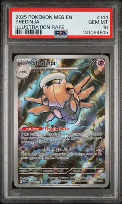 2025 Pokemon MEG EN-Mega Evolutions #144 SHEDINJA PSA 10 - 131094845 - Image 1
