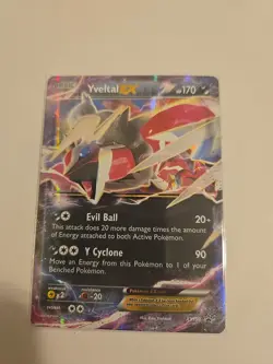 Yveltal EX XY150 LP Pokemon TCG black Star Promo LP - Image 1