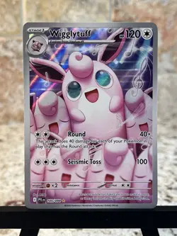 Pokemon TCG Wigglytuff Illustration Rare FA Holo [Phantasmal Flames 105/094] NIM - Image 1
