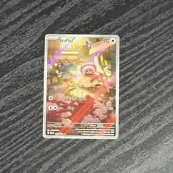 Stufful Full Art IR 154/132 Me01: Mega Evolution Holo POKEMON NEAR MINT - Image 1