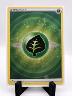 Grass Energy (Texture Full Art) 152/159 Ultra Rare Holo NM Pokemon Crown Zenith - Image 1