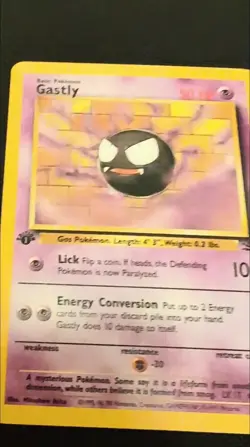 🔥Pokemon TCG Gastly Haunter and Gengar 1st Edition Fossil Non Holo Set!🔥 - Image 2