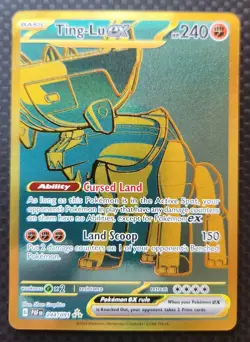 Pokemon Ting-Lu ex 244/091 SV: Paldean Fates - Hyper Rare - Image 1