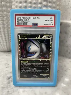 PSA 10 Absol Prime 91/102 Pokemon HGSS Triumphant 2010 - Image 1