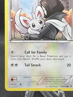Pokemon TCG Legendary Treasures Minccino Non Holo Common 104/113 NM - Image 5