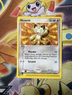 Pokemon TCG Meowth Ex Team Magma vs Team Aqua 42/95 Regular Common NM - Image 1