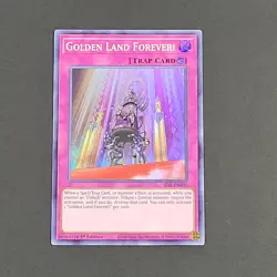 Yugioh TCG - Golden Land Forever - SESL-EN035 - NM/LP - 1st - Super Rare - 2020 - Image 2