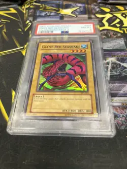 G2U YuGiOh Giant Red Seasnake TP2003 Super Rare Tournament Pack PSA 8 - Image 4