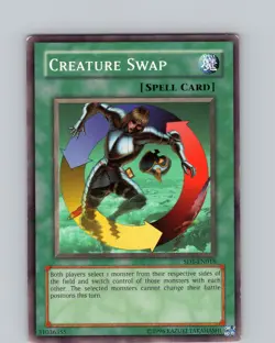 Yu-Gi-Oh TCG Creature Swap SD1-EN018 Unlimited Regular Common Card Played MP-LP - Image 1