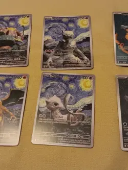 6 Starry Night Pokemon x Van Gogh Promo Card - NM - Image 2