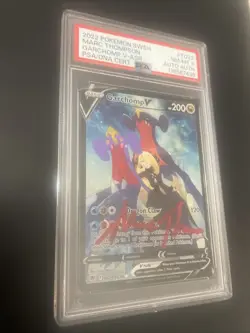 Garchomp V TG23/TG30 SWSH10: Astral Radiance Pokemon Card Autograph Psa 8 - Image 2
